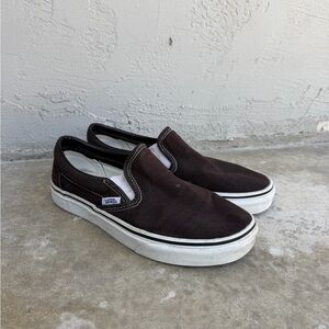 Vans Women's Black Slip-On Size 8.5